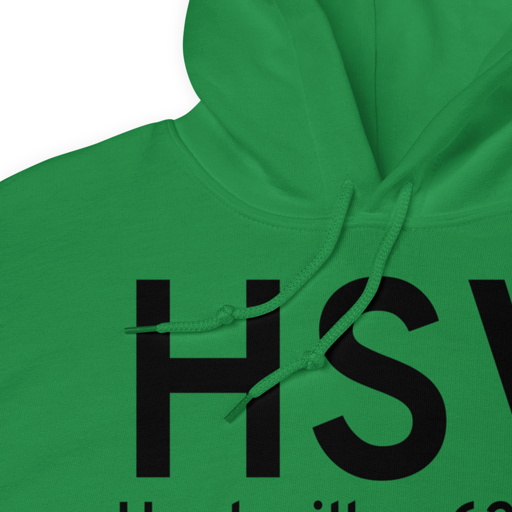 Huntsville (KHSV) Airport Hoodie Sweatshirt 