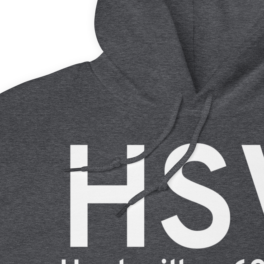 Huntsville (KHSV) Airport Hoodie Sweatshirt 