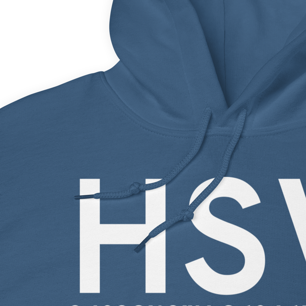 Huntsville (KHSV) Airport Hoodie Sweatshirt 