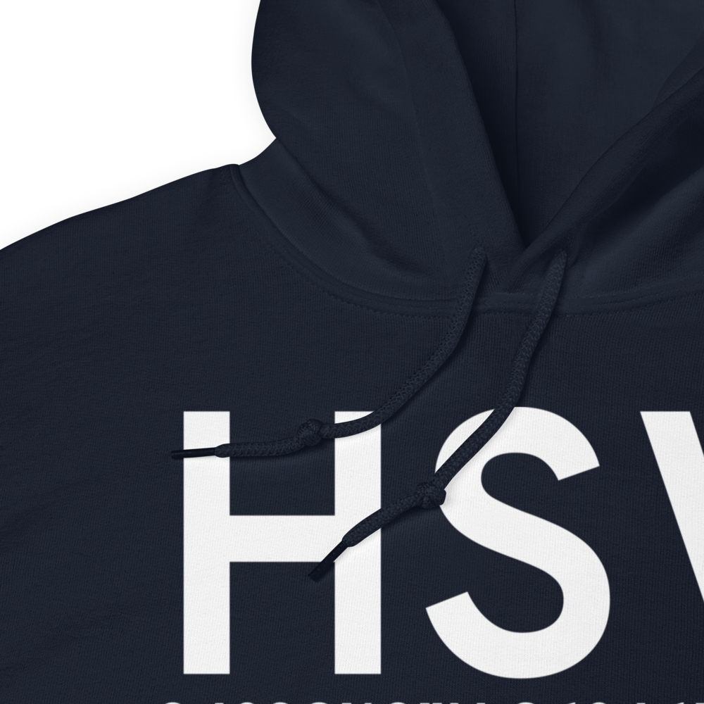 Huntsville (KHSV) Airport Hoodie Sweatshirt 