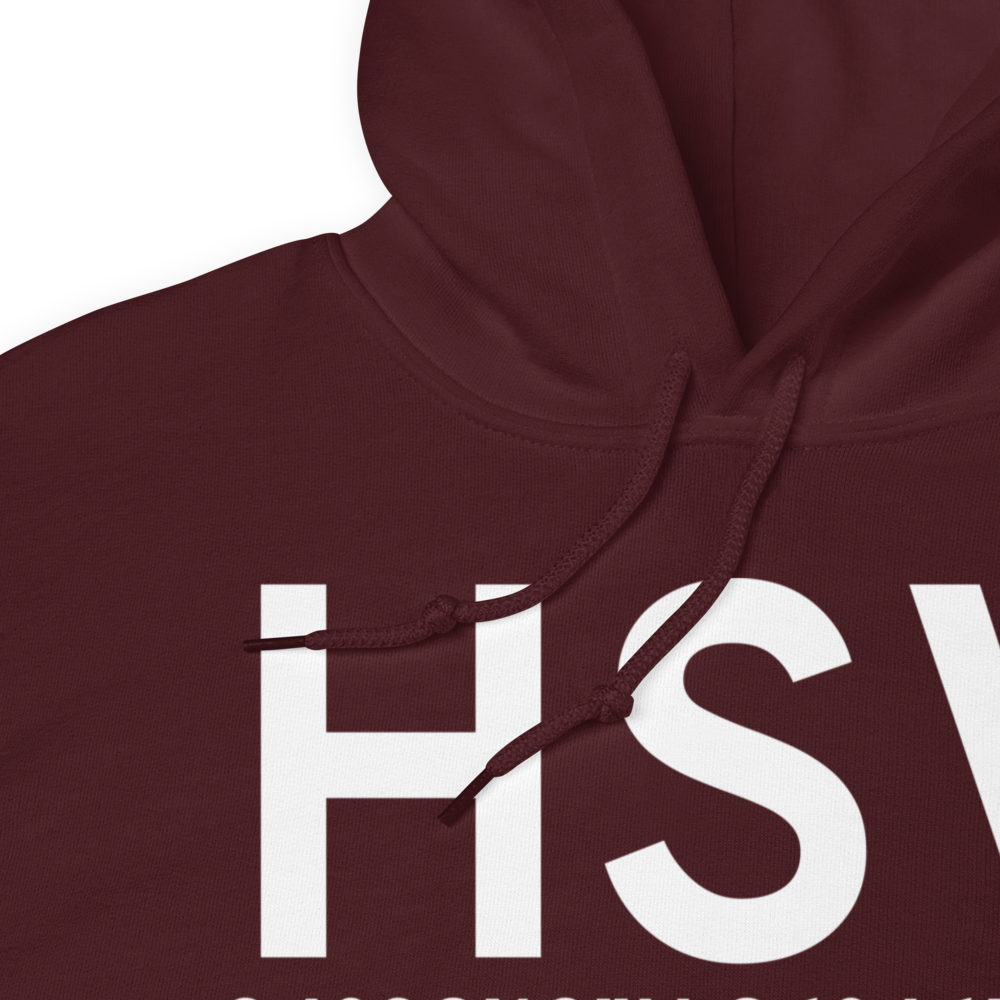 Huntsville (KHSV) Airport Hoodie Sweatshirt 