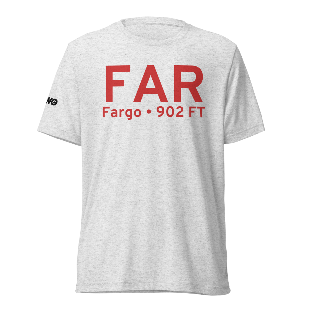 Fargo (KFAR) Airport Tri-blend T-Shirt 