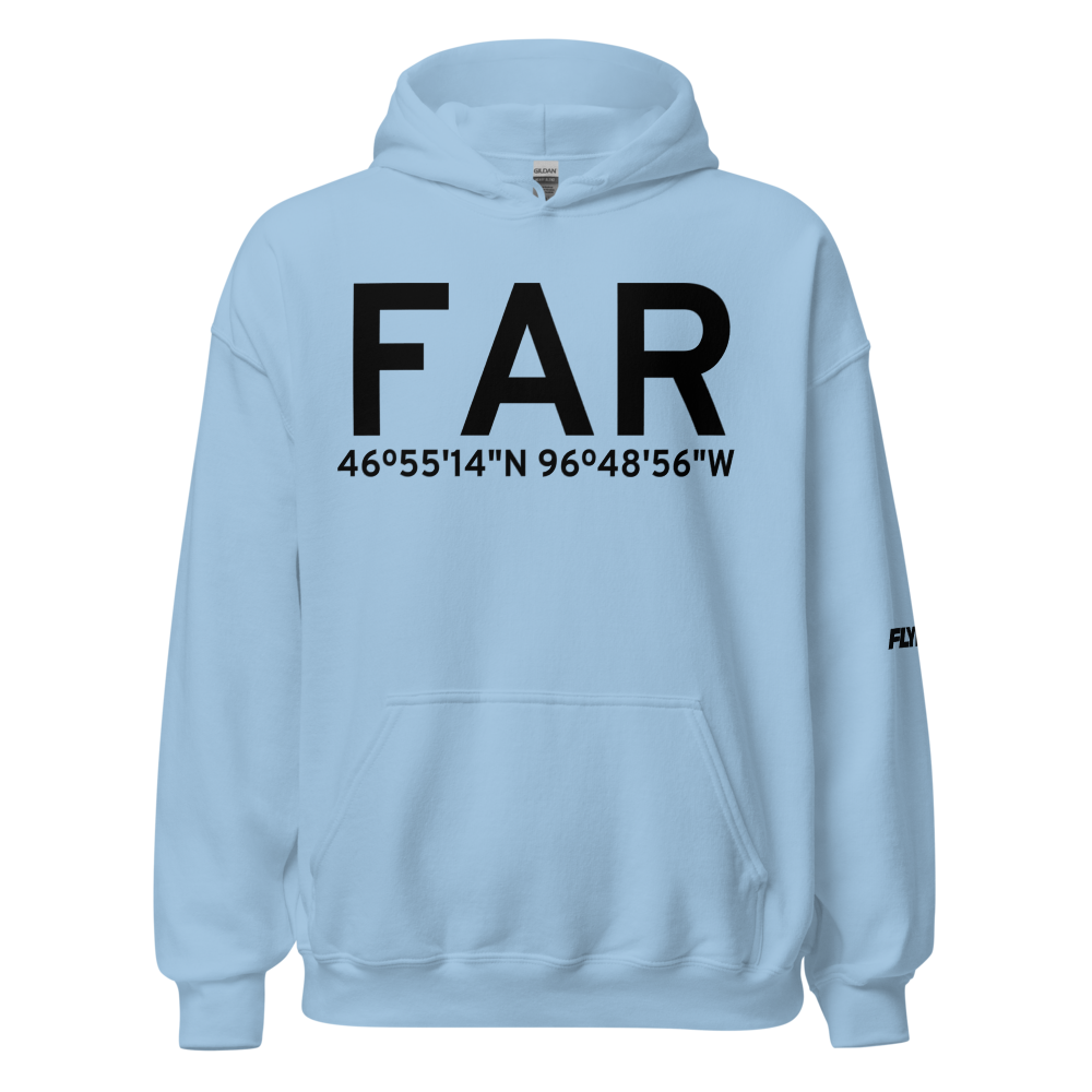 Fargo (KFAR) Airport Hoodie Sweatshirt 