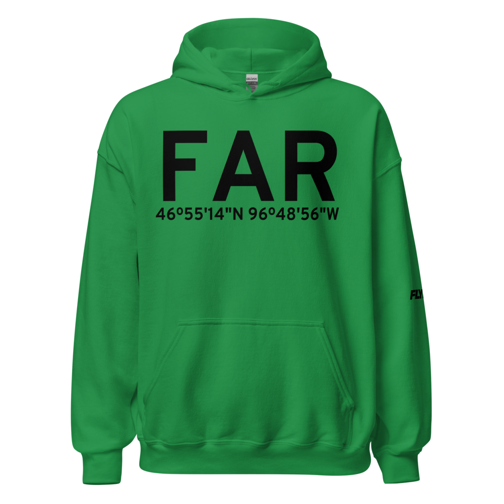 Fargo (KFAR) Airport Hoodie Sweatshirt 