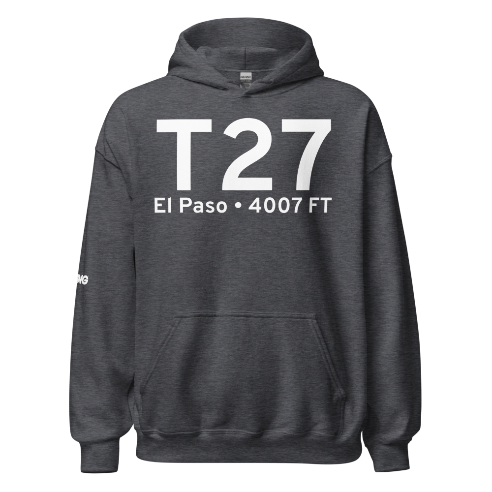 El Paso (KT27) Airport Hoodie Sweatshirt 