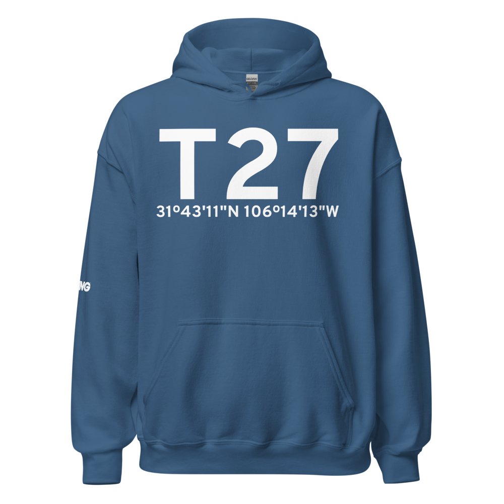 El Paso (KT27) Airport Hoodie Sweatshirt 
