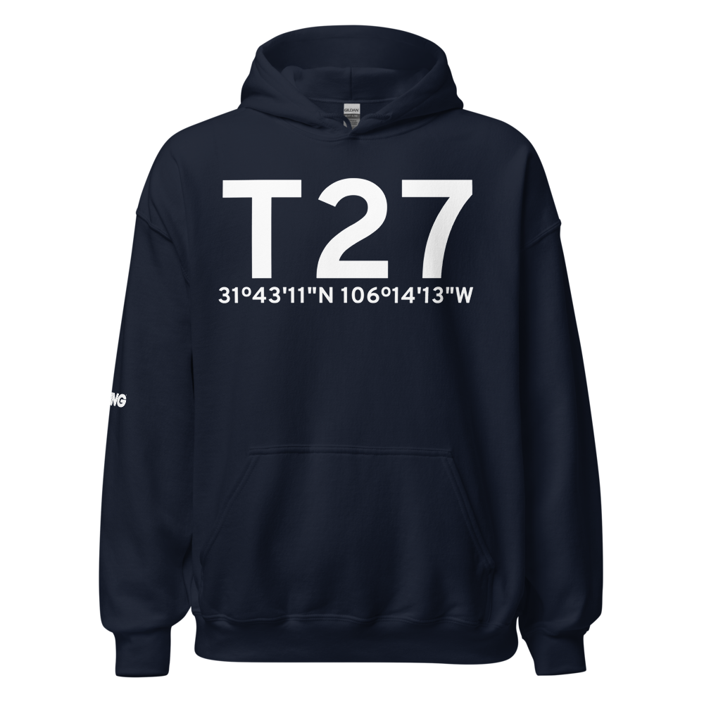 El Paso (KT27) Airport Hoodie Sweatshirt 