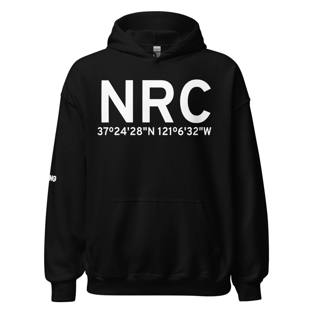 Crows Landing (NRC) Airport Hoodie Sweatshirt 