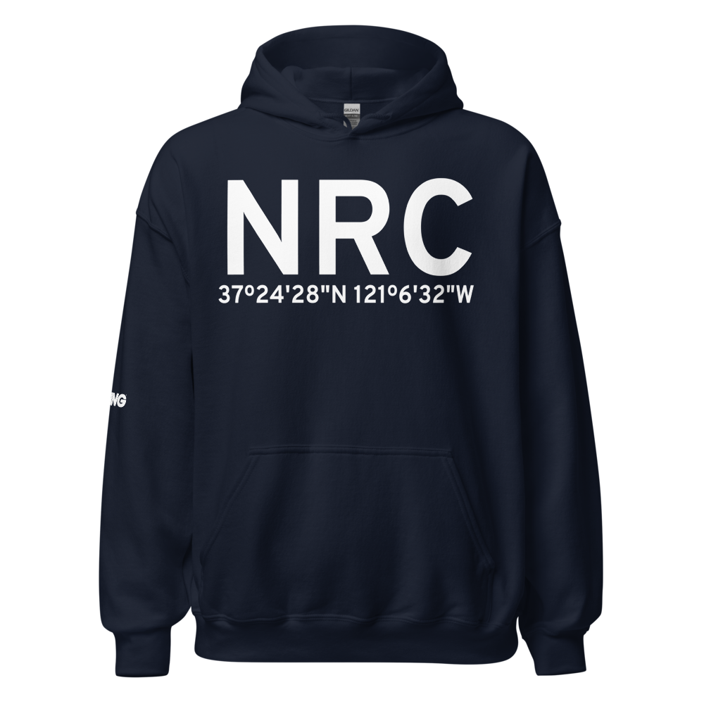 Crows Landing (NRC) Airport Hoodie Sweatshirt 