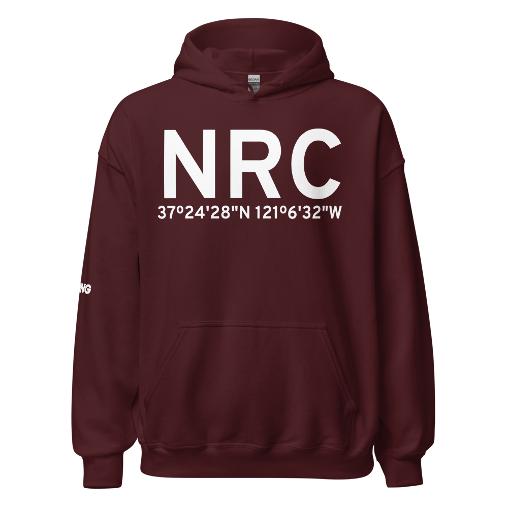 Crows Landing (NRC) Airport Hoodie Sweatshirt 