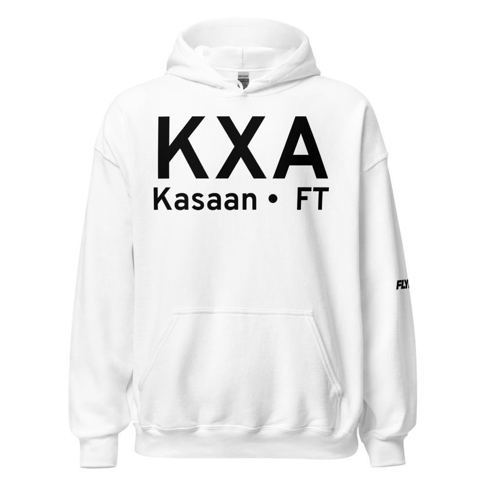 Kasaan (KXA) Airport Hoodie Sweatshirt 
