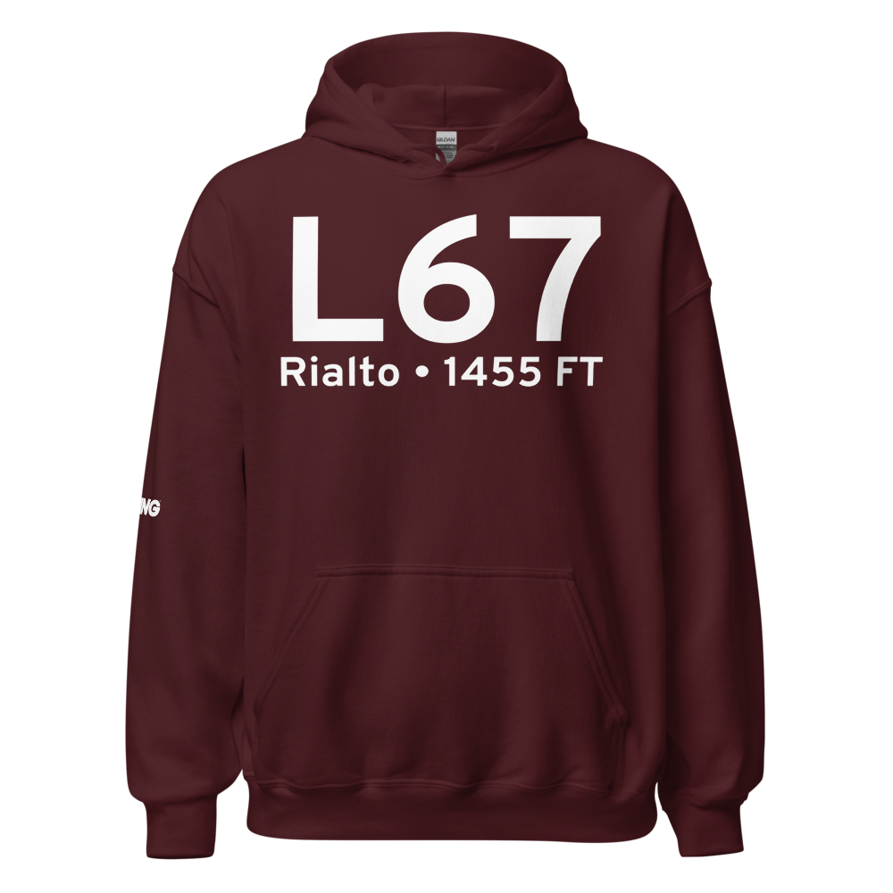 Rialto (KL67) Airport Hoodie Sweatshirt 