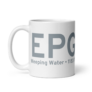 Weeping Water (NE69) Airport Mug