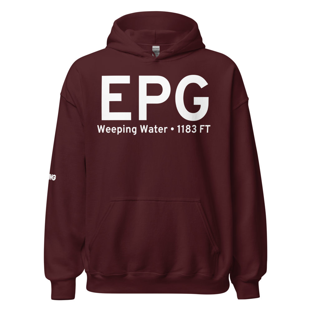 Weeping Water (NE69) Airport Hoodie Sweatshirt 