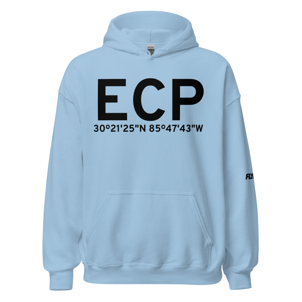 Panama City Beach (KECP) Airport Hoodie Sweatshirt 