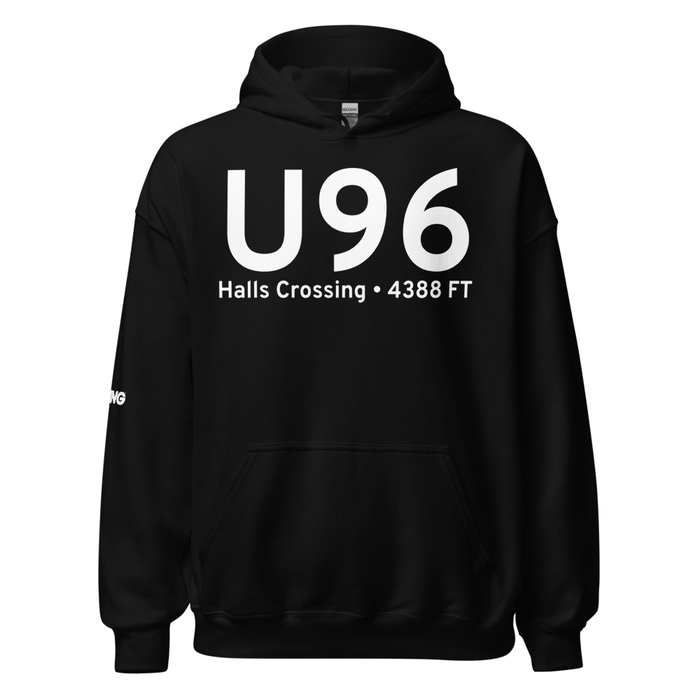 Halls Crossing (KU96) Airport Hoodie Sweatshirt 