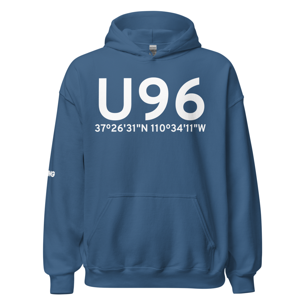 Halls Crossing (KU96) Airport Hoodie Sweatshirt 