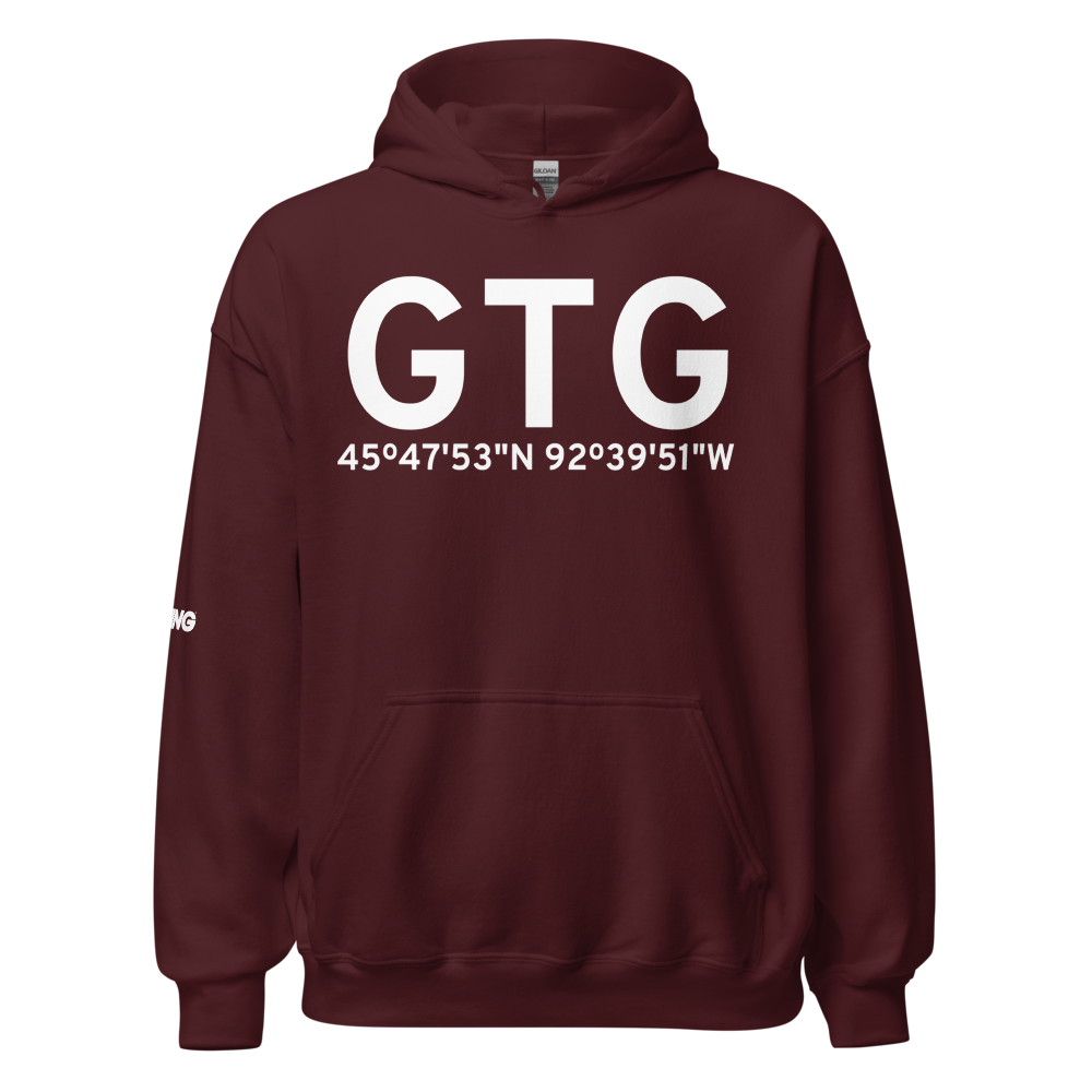 Grantsburg (KGTG) Airport Hoodie Sweatshirt 