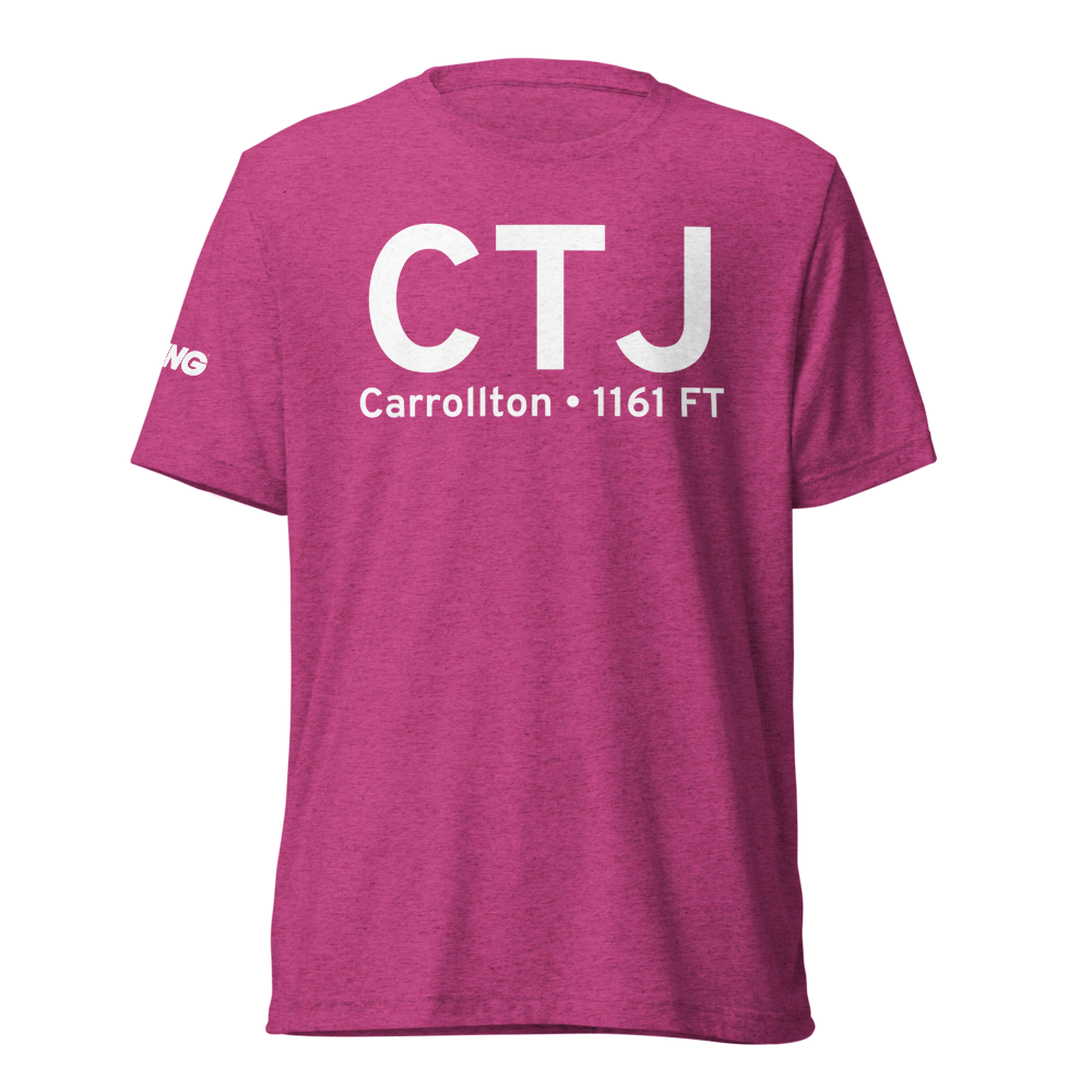Carrollton (KCTJ) Airport Tri-blend T-Shirt 