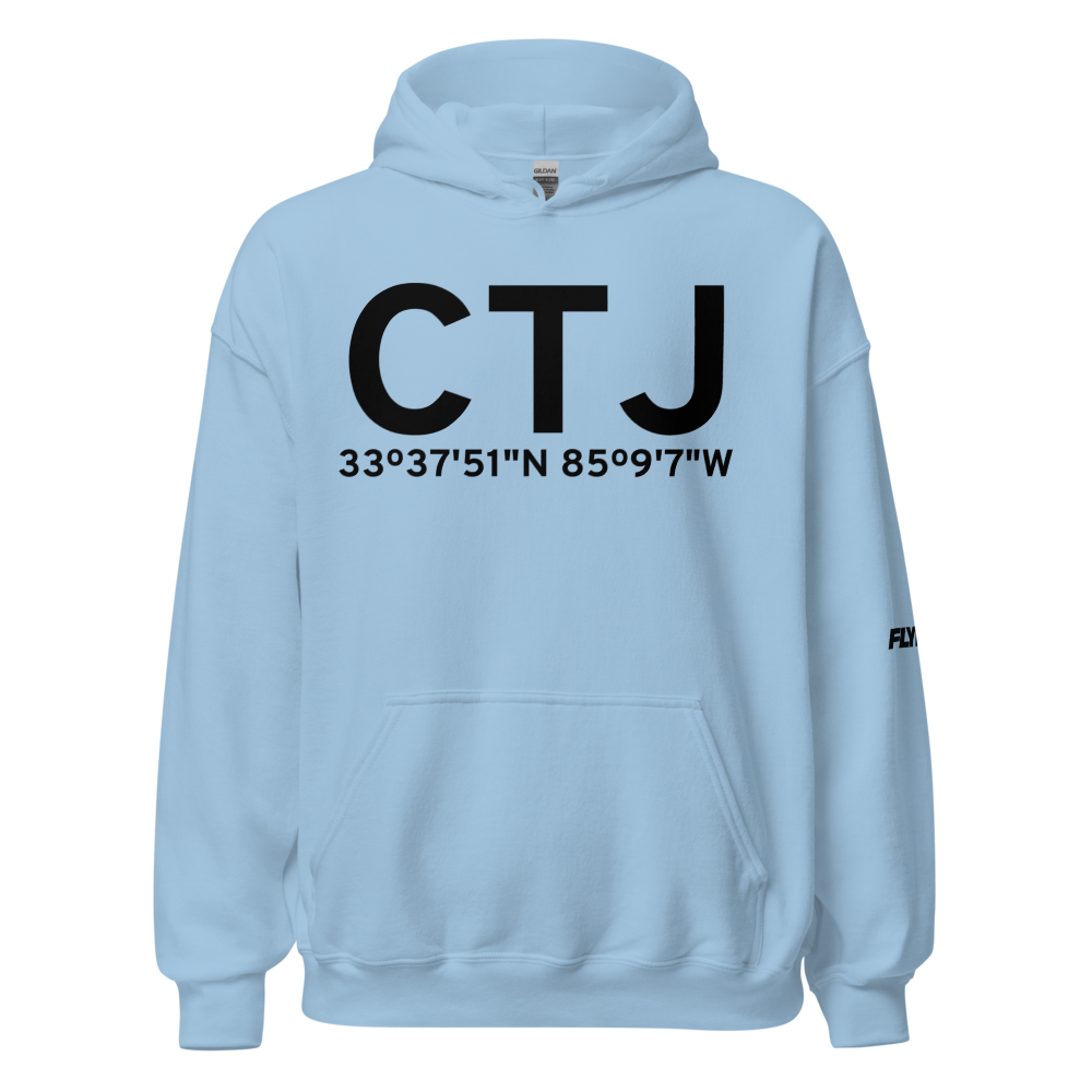 Carrollton (KCTJ) Airport Hoodie Sweatshirt 
