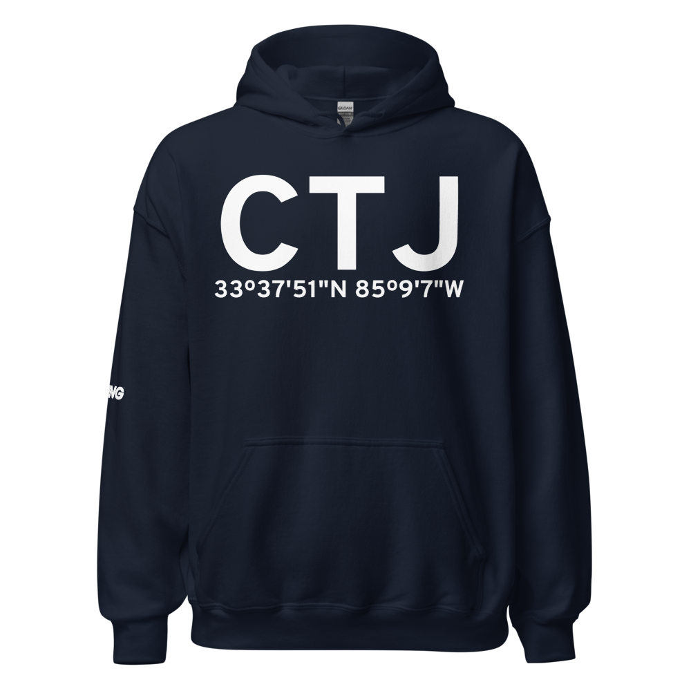 Carrollton (KCTJ) Airport Hoodie Sweatshirt 