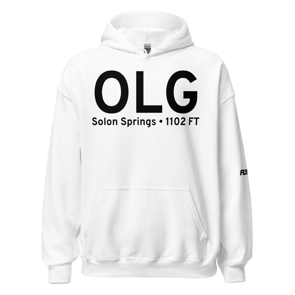 Solon Springs (KOLG) Airport Hoodie Sweatshirt 