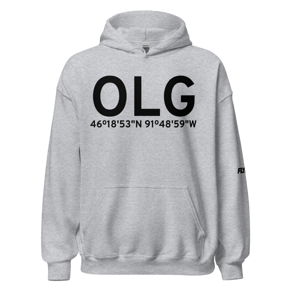 Solon Springs (KOLG) Airport Hoodie Sweatshirt 