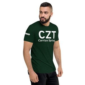Carrizo Springs (KCZT) Airport Tri-blend T-Shirt