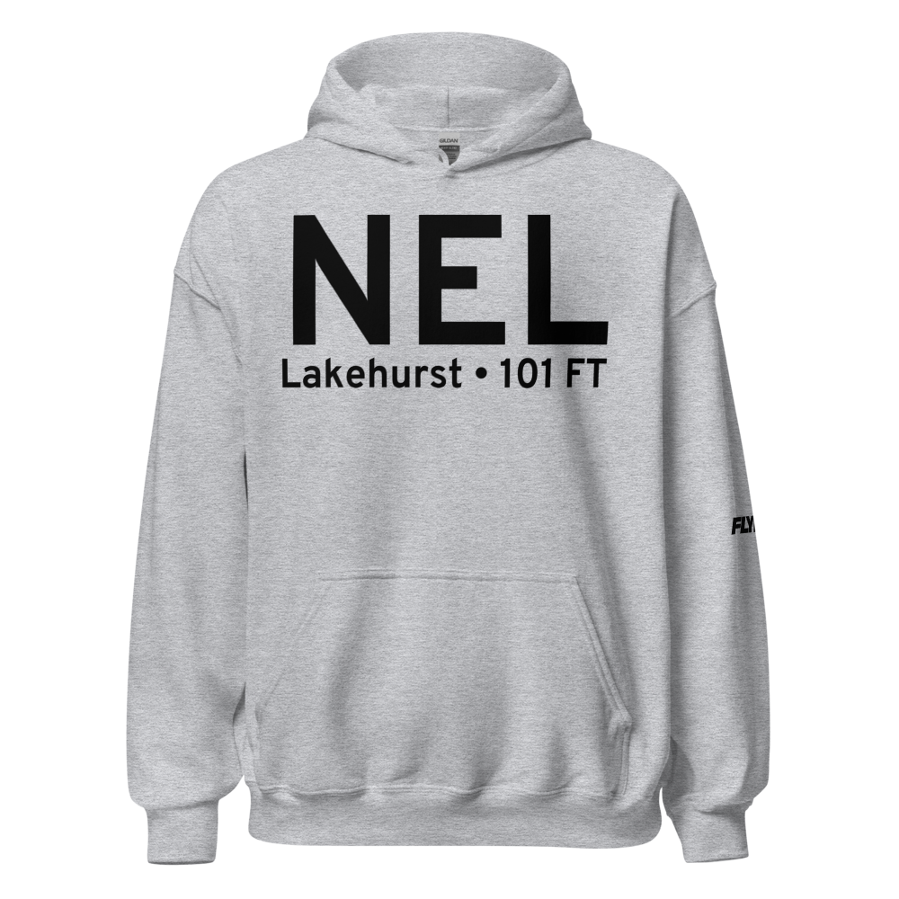 Lakehurst (KNEL) Airport Hoodie Sweatshirt 