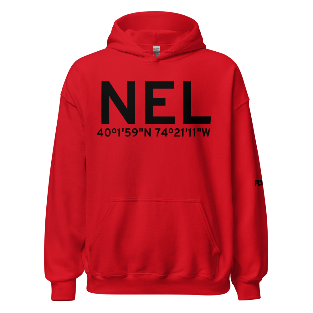 Lakehurst (KNEL) Airport Hoodie Sweatshirt 