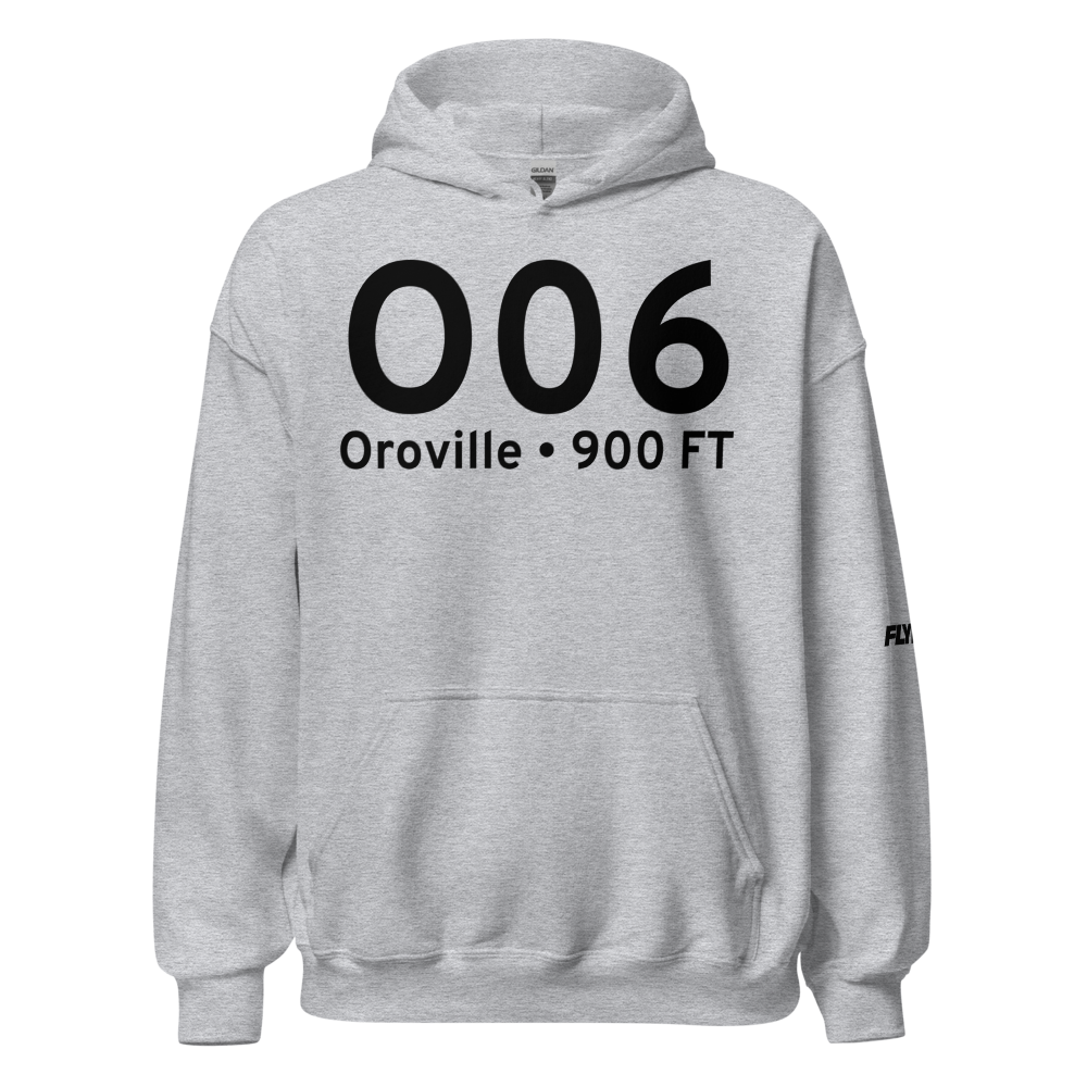 Oroville (O06) Airport Hoodie Sweatshirt 