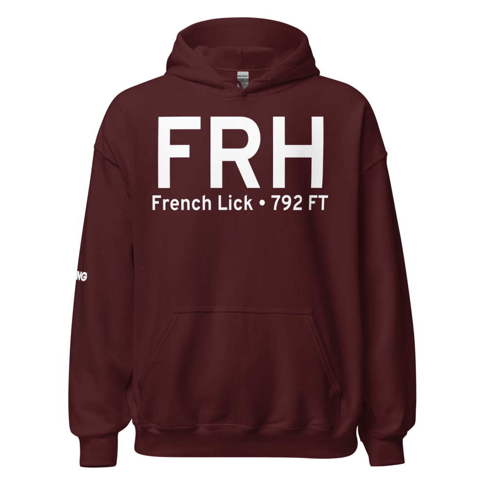 French Lick (KFRH) Airport Hoodie Sweatshirt 