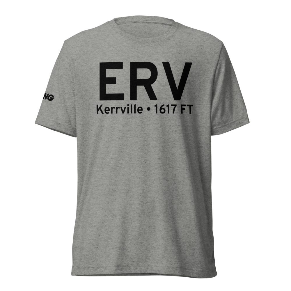 Kerrville (KERV) Airport Tri-blend T-Shirt 