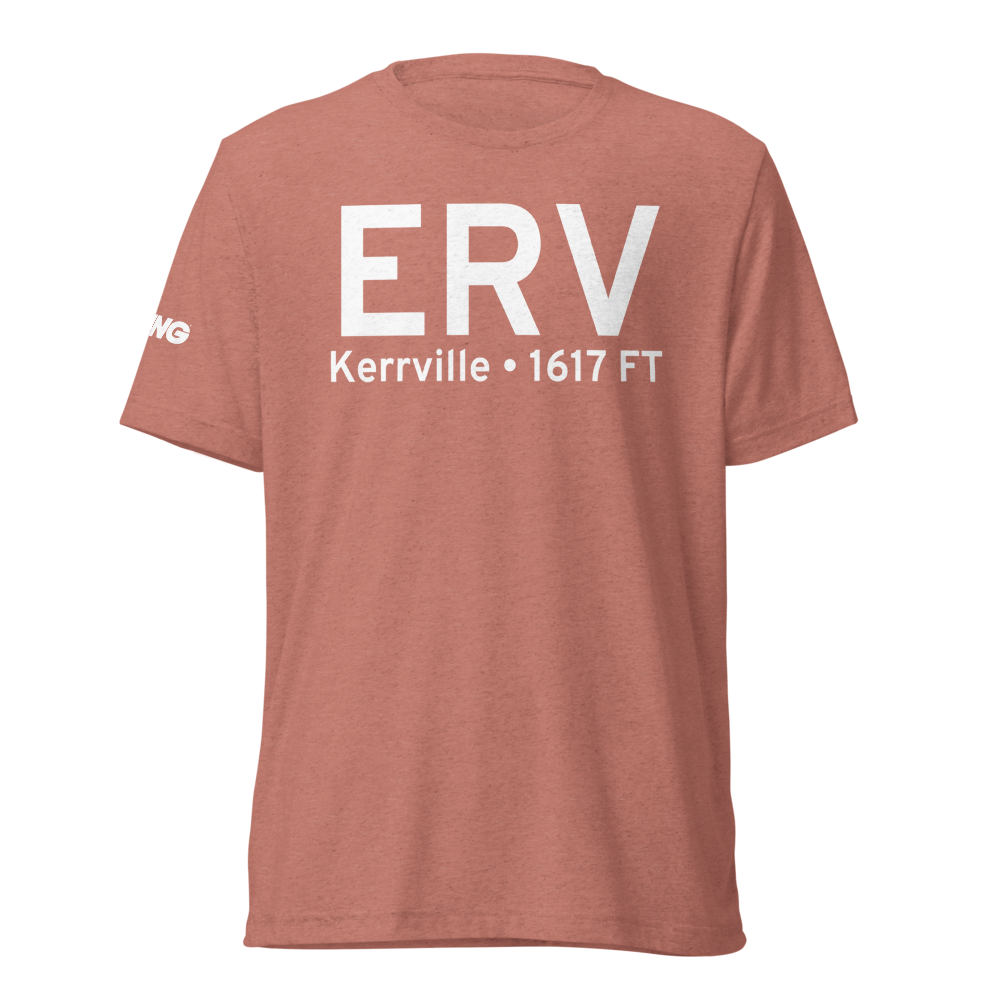 Kerrville (KERV) Airport Tri-blend T-Shirt 