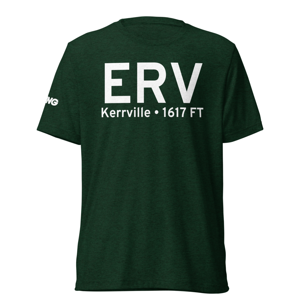Kerrville (KERV) Airport Tri-blend T-Shirt 