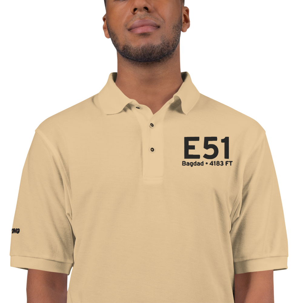 Bagdad (KE51) Airport Port Authority Embroidered Polo Shirt 