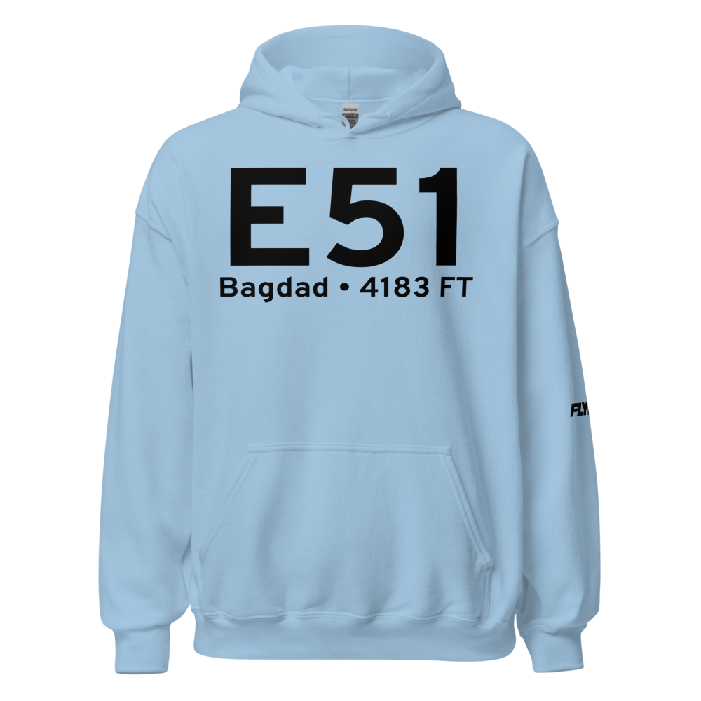 Bagdad (KE51) Airport Hoodie Sweatshirt 