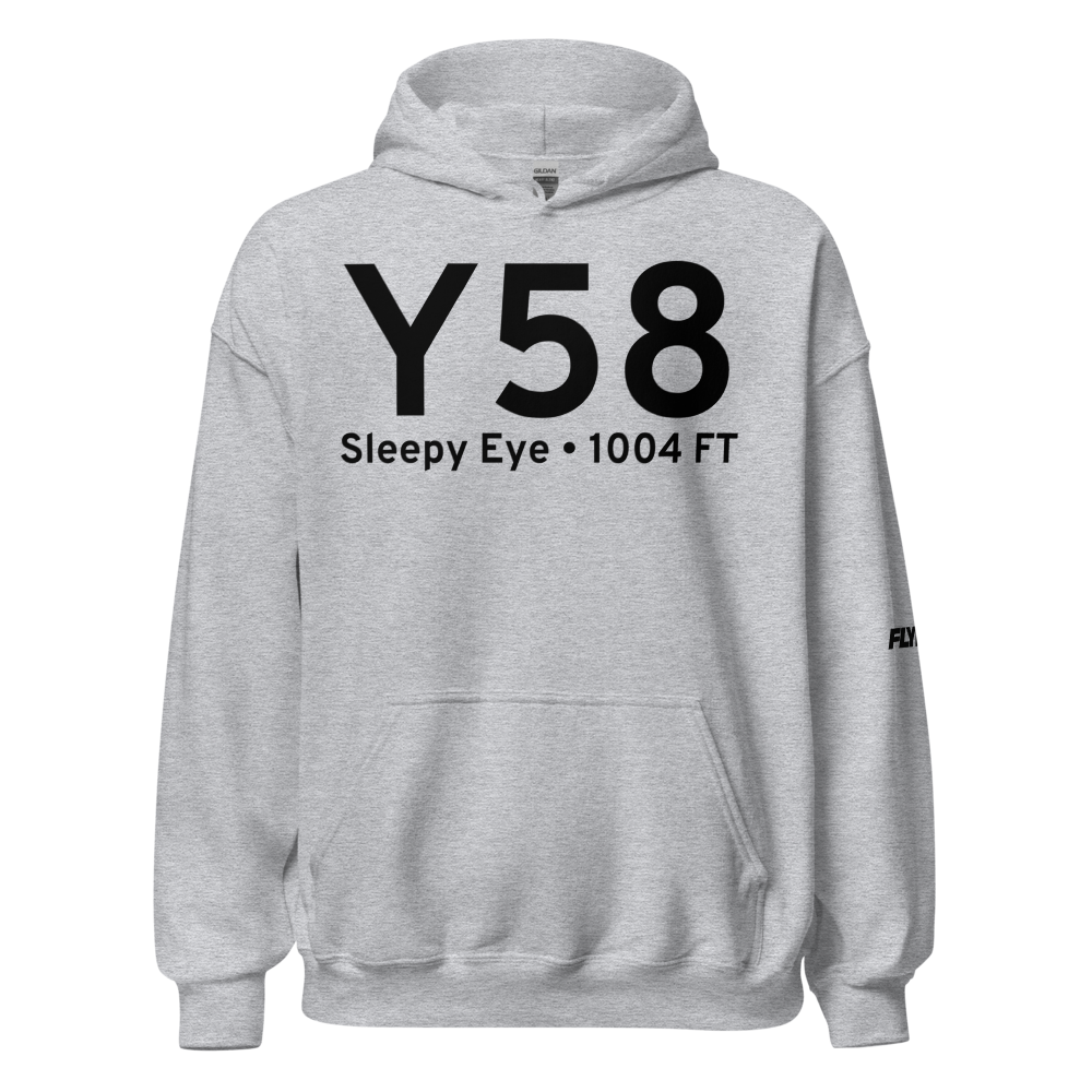Sleepy Eye (Y58) Airport Hoodie Sweatshirt 