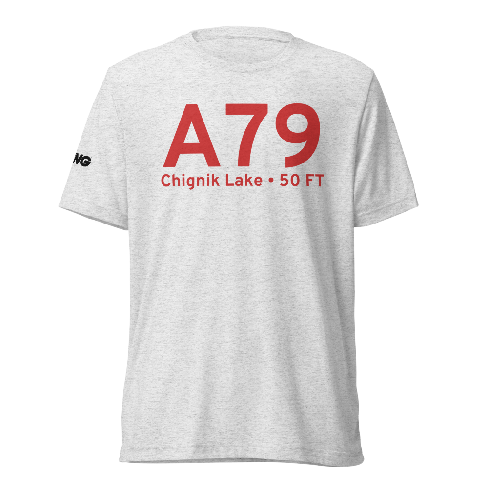 Chignik Lake (A79) Airport Tri-blend T-Shirt 