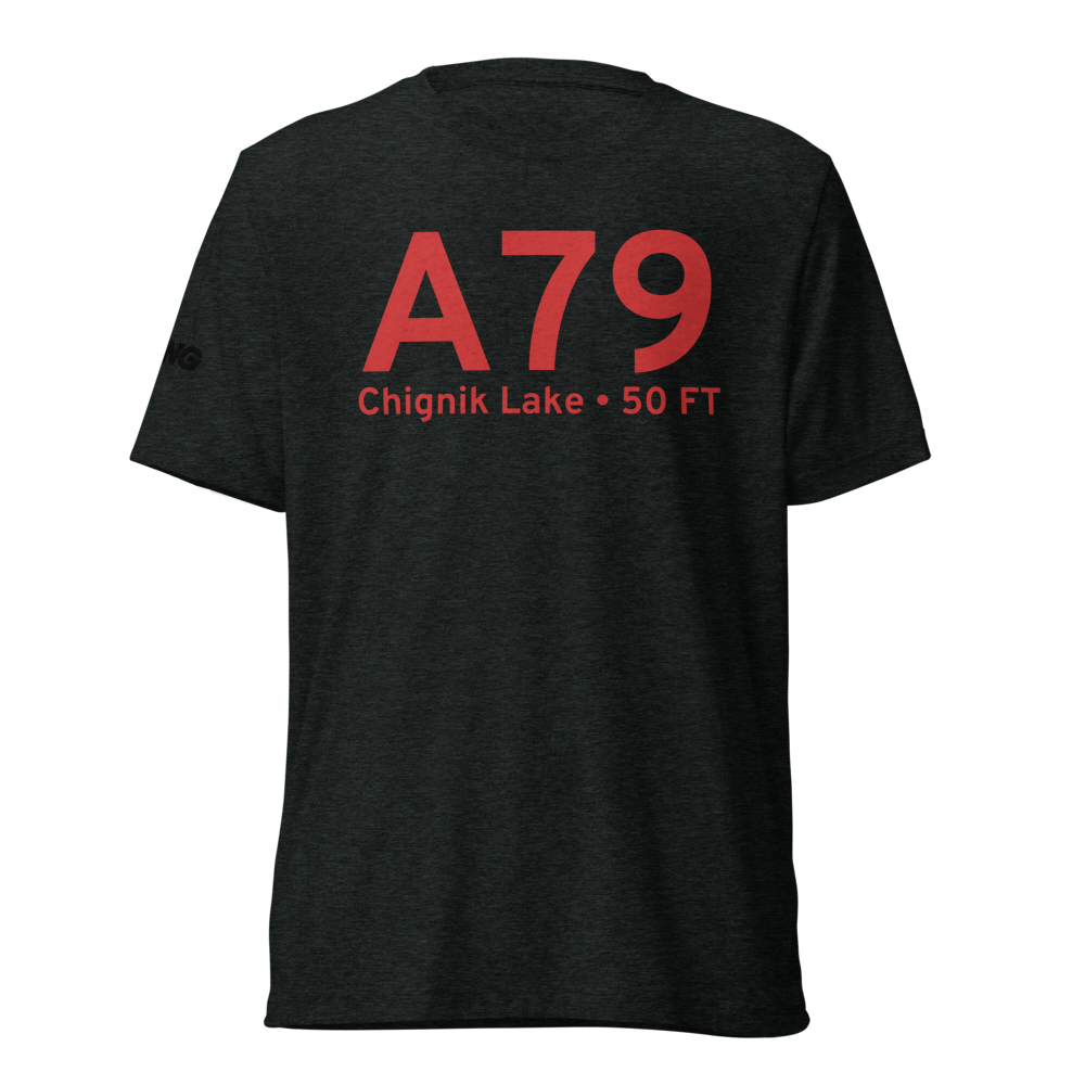 Chignik Lake (A79) Airport Tri-blend T-Shirt 