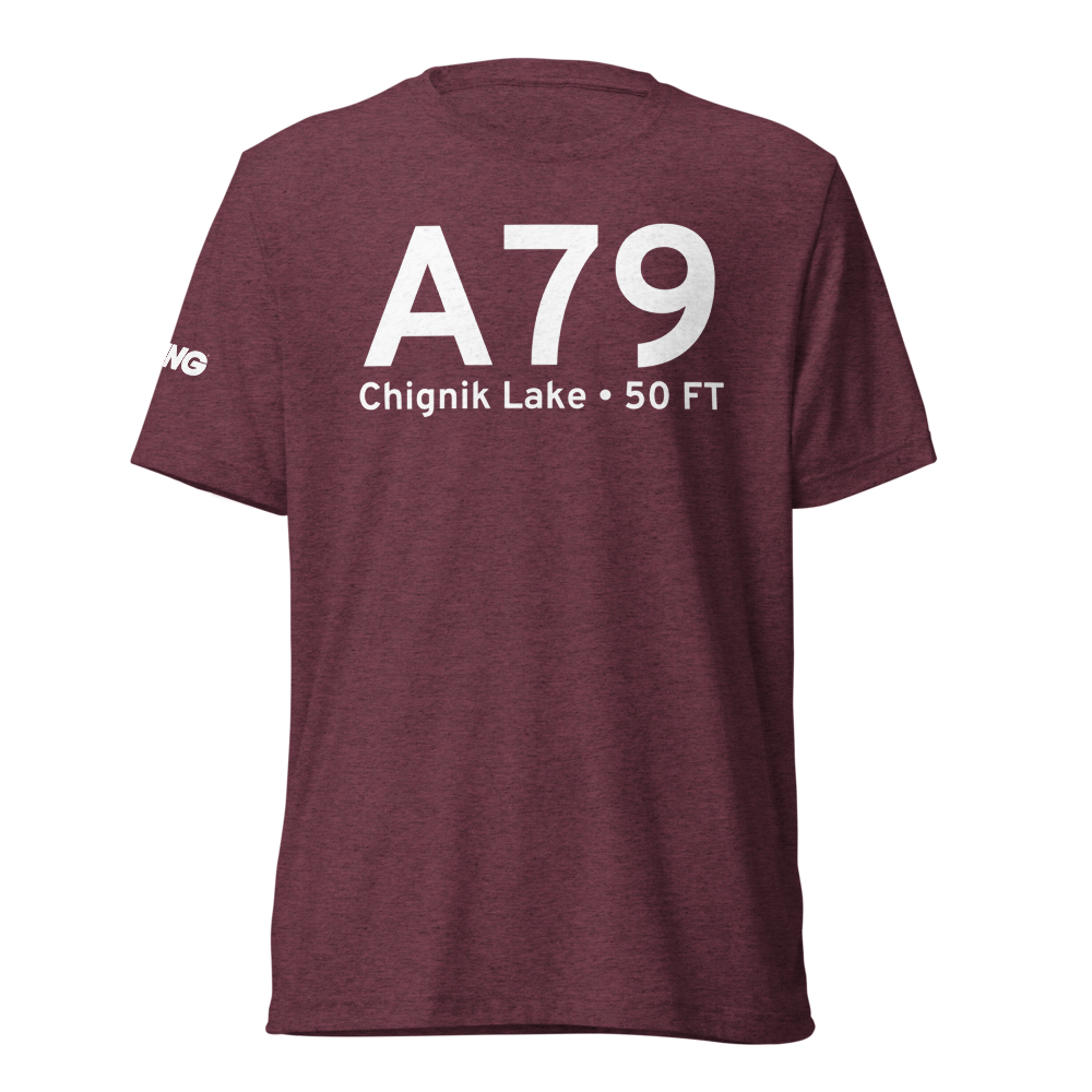 Chignik Lake (A79) Airport Tri-blend T-Shirt 