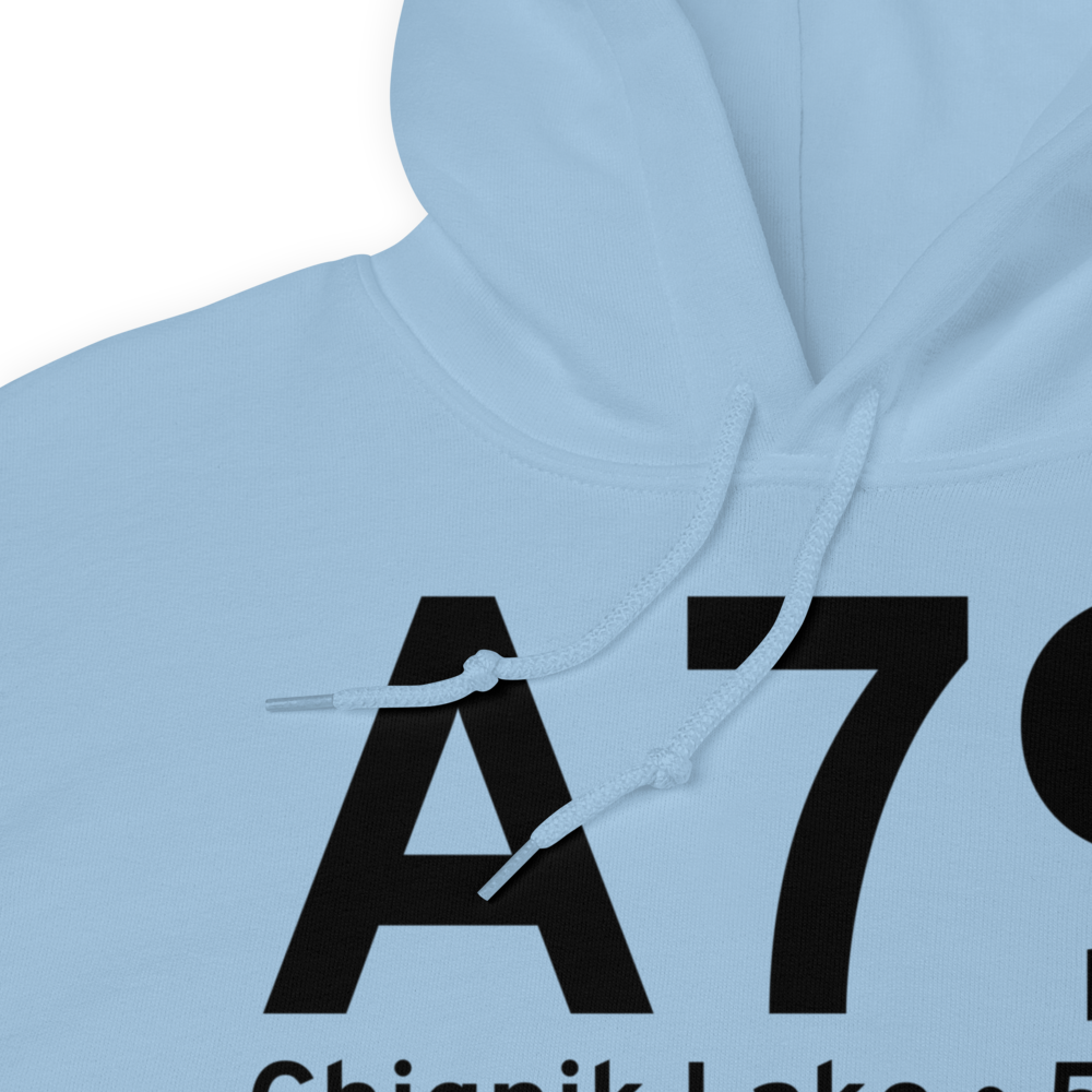 Chignik Lake (A79) Airport Hoodie Sweatshirt 