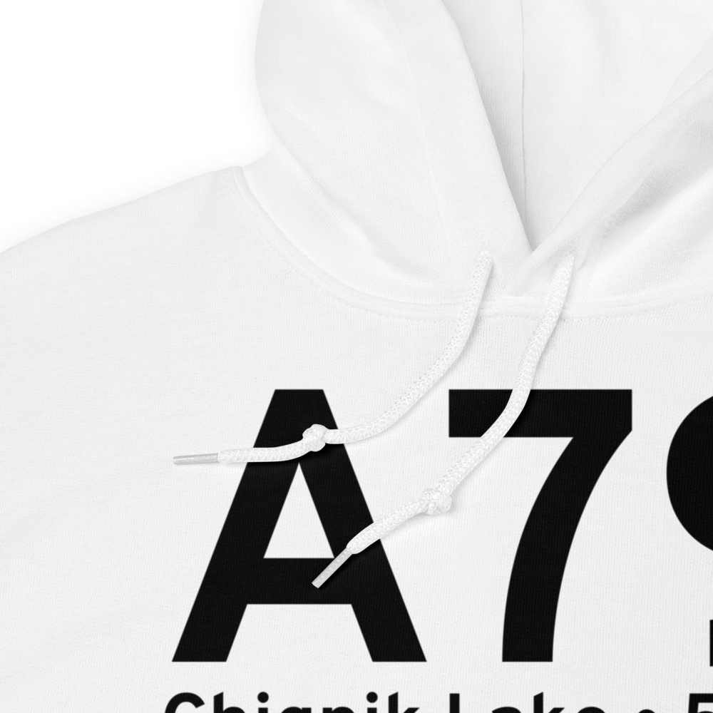 Chignik Lake (A79) Airport Hoodie Sweatshirt 