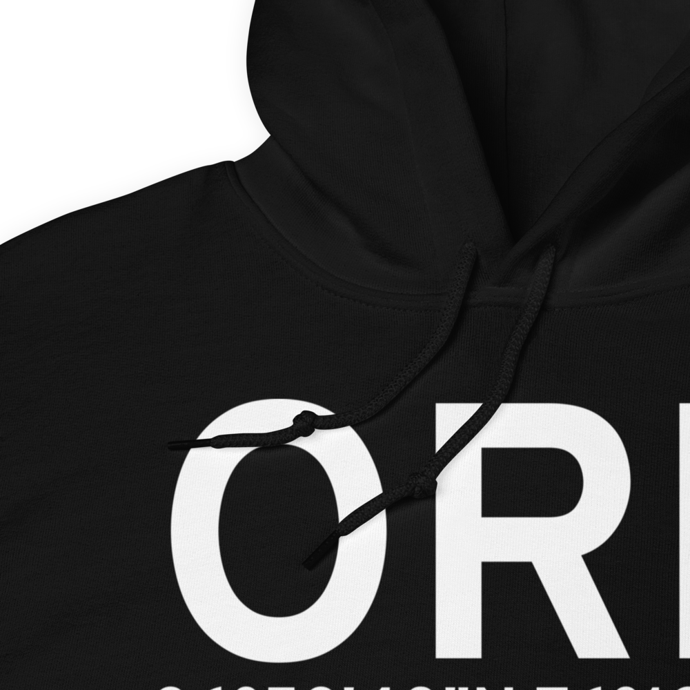 Norfolk (KORF) Airport Hoodie Sweatshirt 