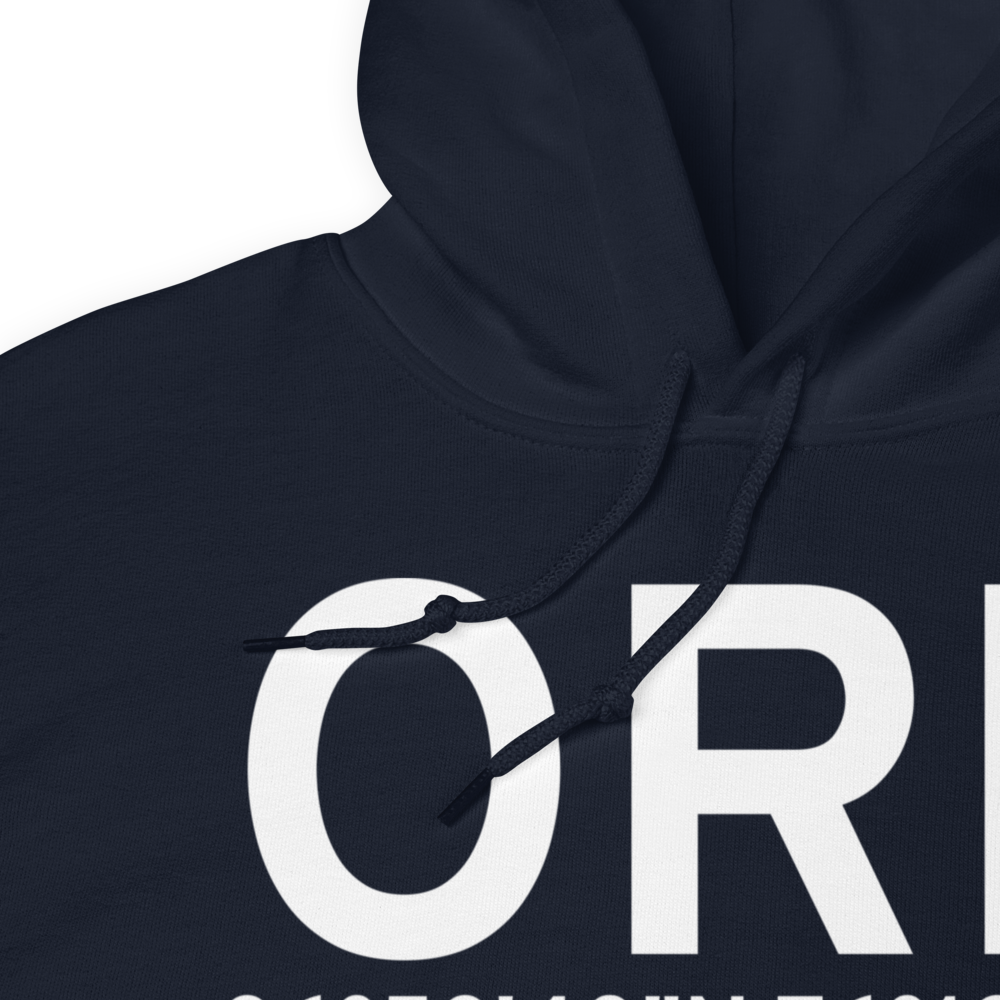 Norfolk (KORF) Airport Hoodie Sweatshirt 