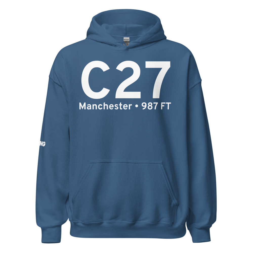 Manchester (KC27) Airport Hoodie Sweatshirt 
