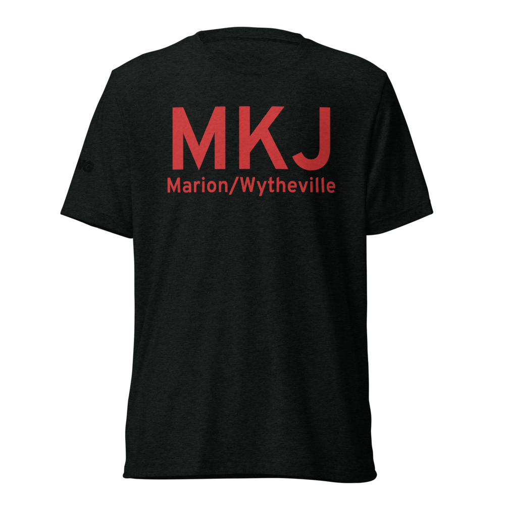 Marion/Wytheville (KMKJ) Airport Tri-blend T-Shirt 
