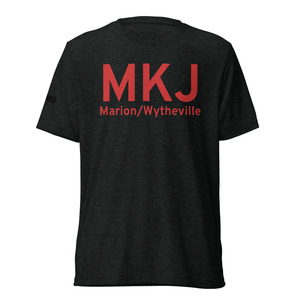 Marion/Wytheville (KMKJ) Airport Tri-blend T-Shirt 