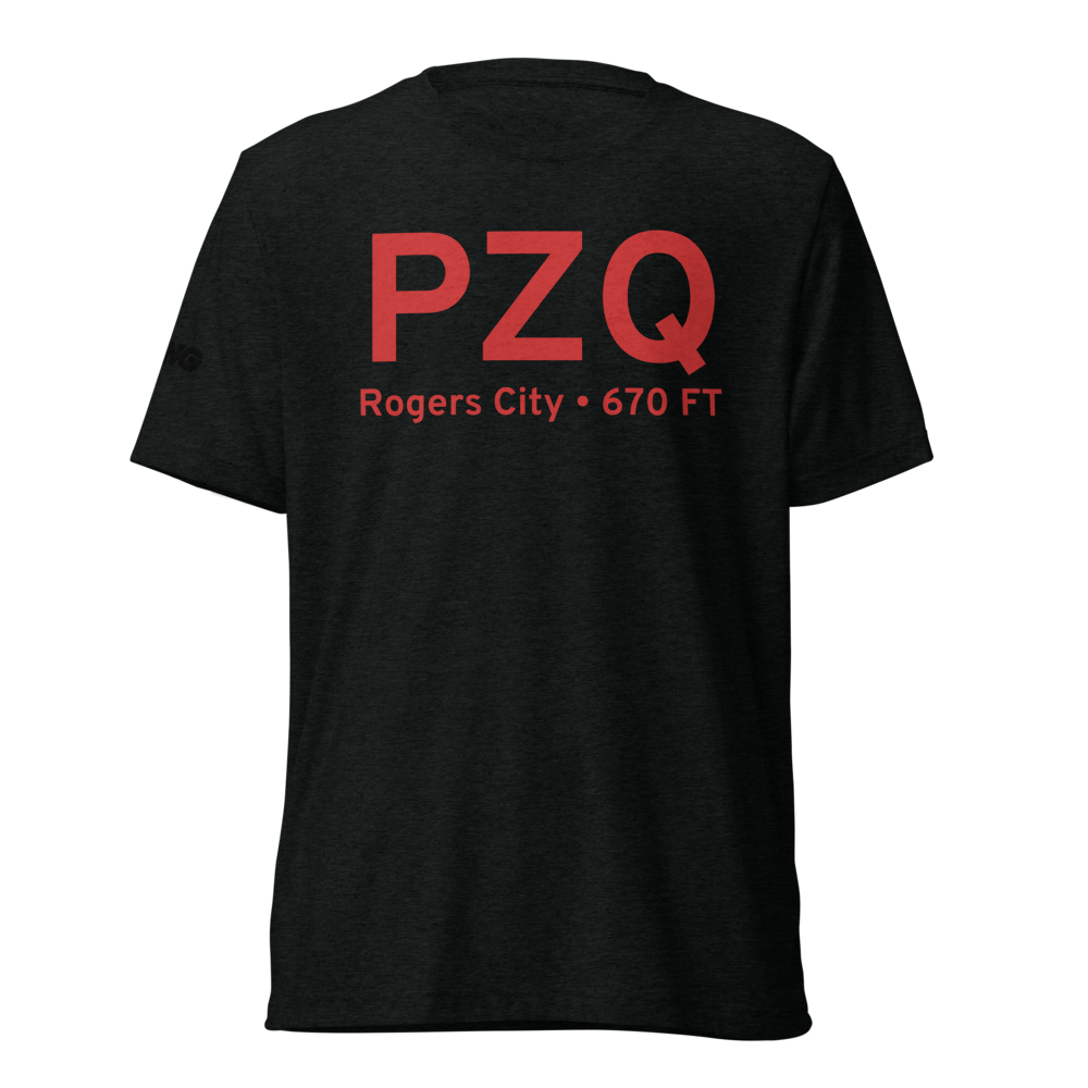 Rogers City (KPZQ) Airport Tri-blend T-Shirt 