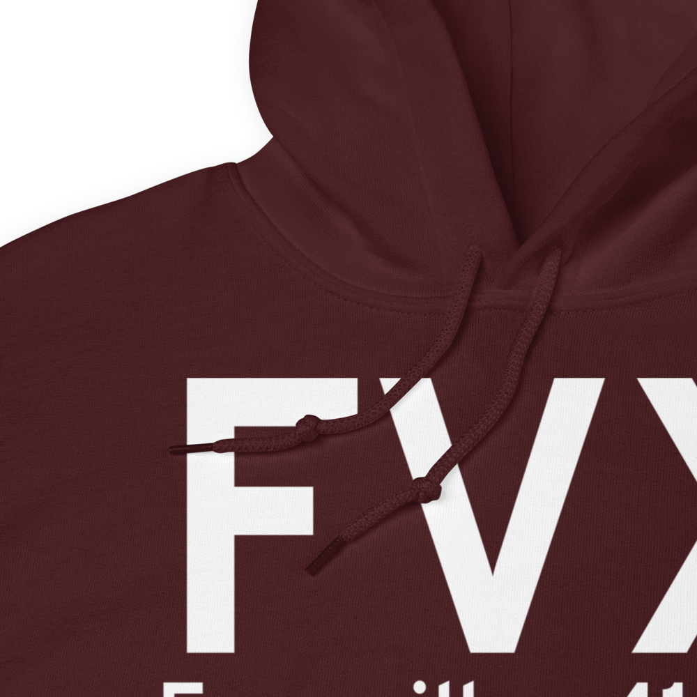 Farmville (KFVX) Airport Hoodie Sweatshirt 